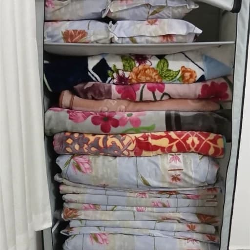 کمد رختخوابی برزنتی ابتکار سایز متوسط مبلمان اورلین مدل 976039