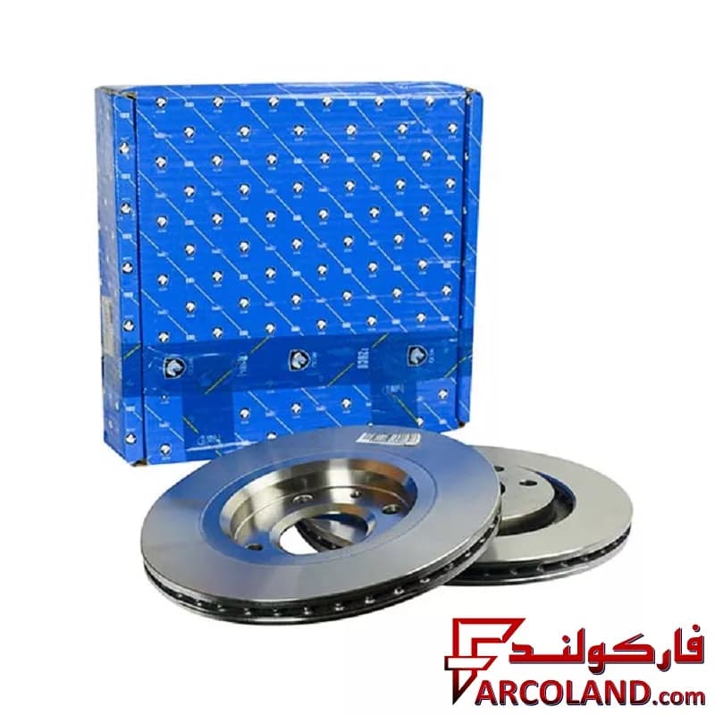 دیسک ترمز جلو ایساکو مدل 0670202910 مناسب پژو پارس بسته 2 عددی