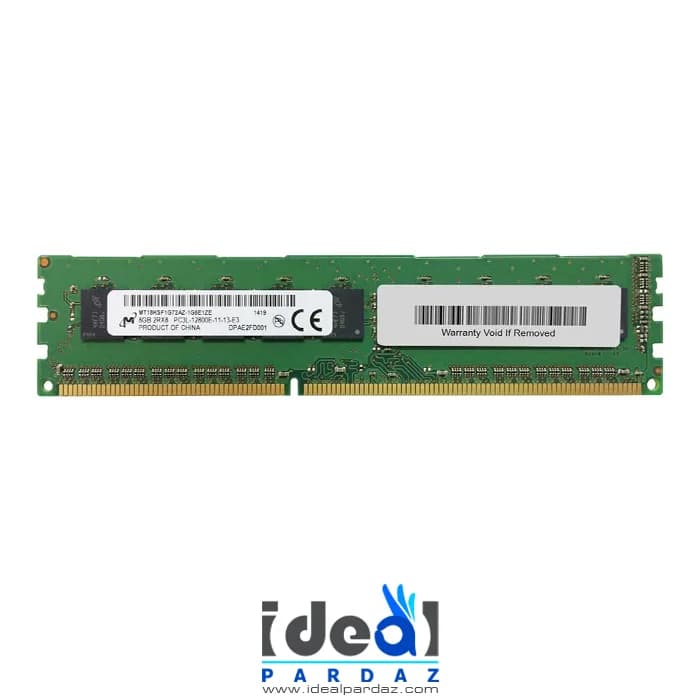 رم دسکتاپ میکرون 8 گیگابایت RAM MICRON DDR3 1600 8G