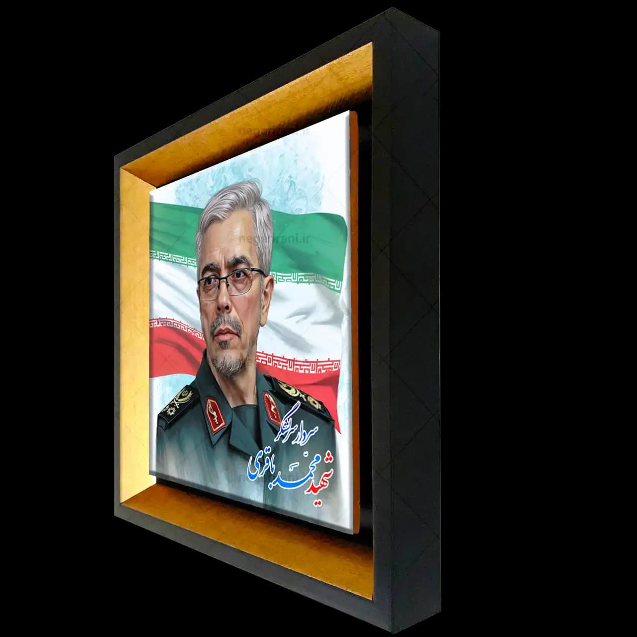 تابلو کاشی شهید سرلشکر محمد باقری مدل 2Z 94 — تصویر ۲