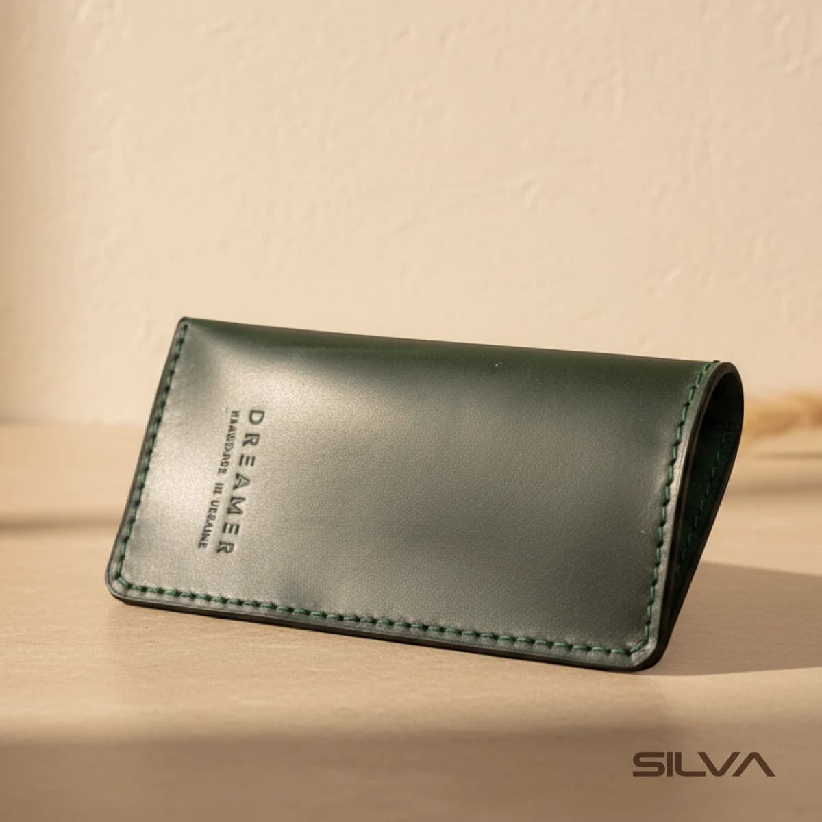 کیف عینک چرم طبیعی مدل Glass Bag 23 | سیلوا چرم