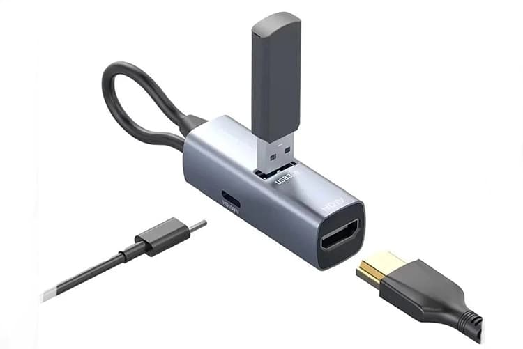 هاب USB-C برند پاورولوژی مدل PWJT424 — تصویر ۵