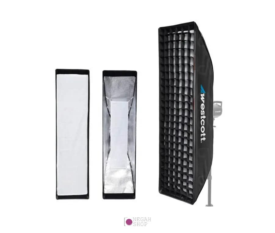 سافت باکس پرتابل زنبوری دار Westcott Portable Softbox 35x140cm — تصویر ۲