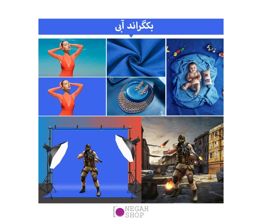 کیت پایه فون و بکگراند عکاسی پلوز Puluz PKT5205 — تصویر ۸
