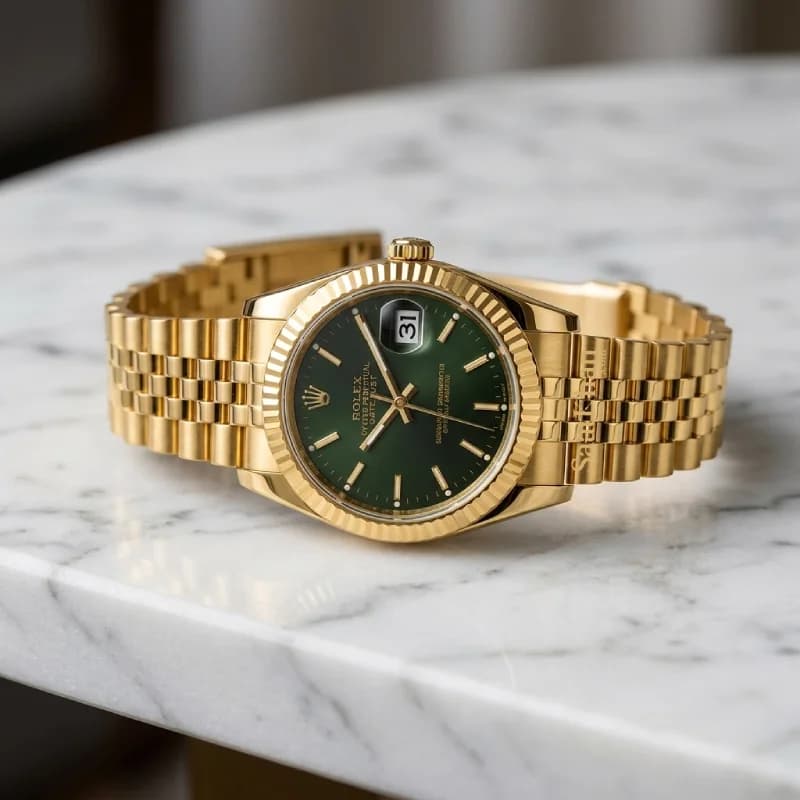 ساعت مردانه رولکس دیت جاست کوارتز ROLEX DATEJUST RM129 — تصویر ۳