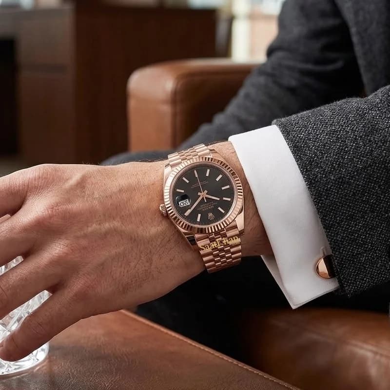ساعت مردانه رولکس دیت جاست کوارتز ROLEX DATEJUST RM119 — تصویر ۲