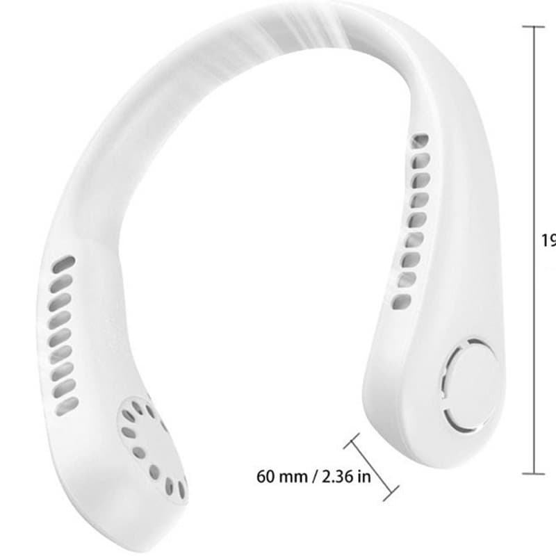 پنکه شارژی گردنی مدل NECK FAN ا Lazy silent neck کد B522 — تصویر ۲