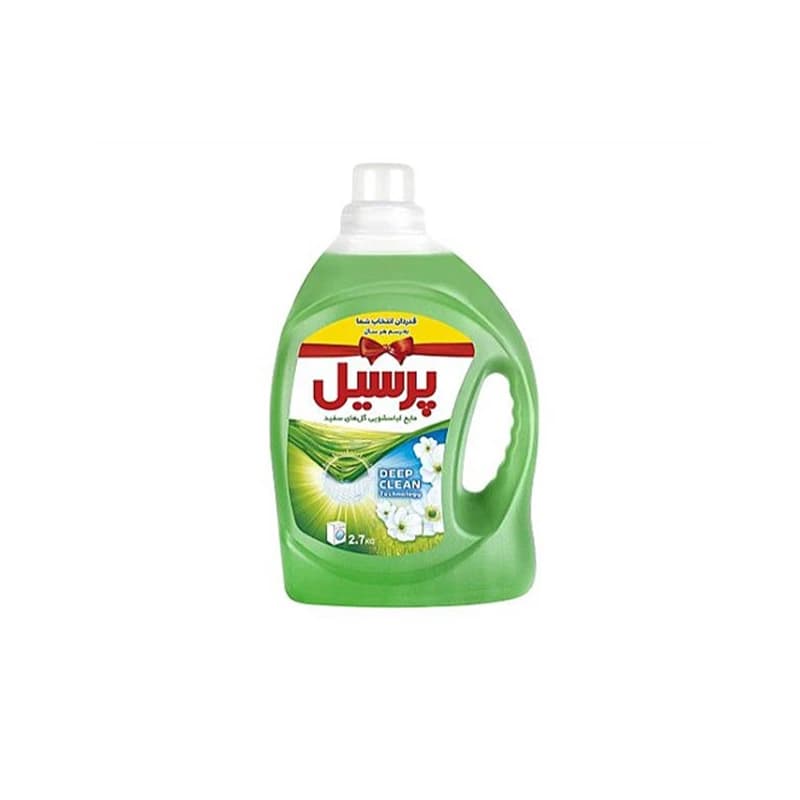 مایع لباسشویی پرسیل مدل گل های سفید وزن 2.7 کیلوگرم — تصویر ۳