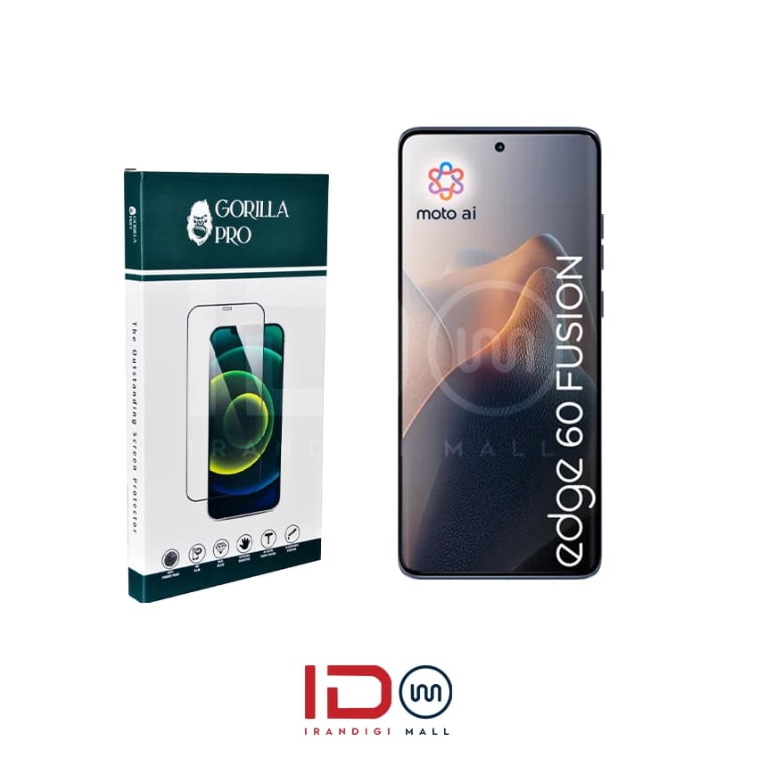 گلس و محافظ هیدروژلی (شفاف) بدنه گوشی موتورولا مدل Motorola Edge 60 Fusion — تصویر ۲