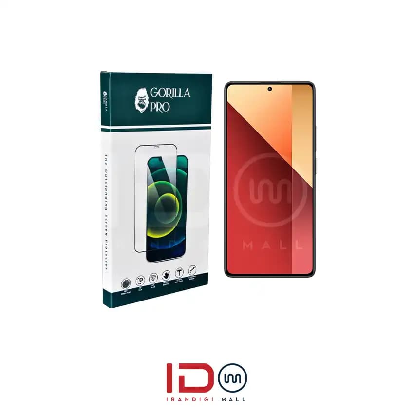 گلس و محافظ هیدروژلی (شفاف) نمایشگر گوشی شیائومی مدل Redmi Note 13 Pro — تصویر ۲