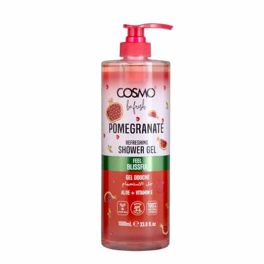 ژل حمام بدن انار (Pomegranate) 1000 میل کازمو مدل – Shower Gel — تصویر ۳