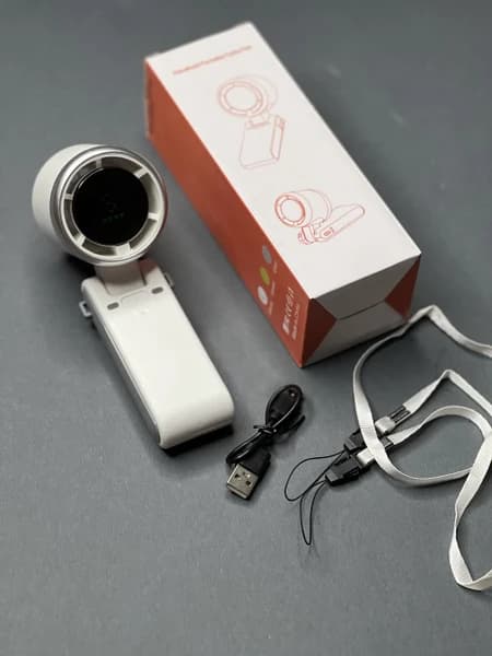 پنکه شارژی دستی 5 سرعته مدل تاشو (پک اصلی) | Portable Handheld Turbo Fan, 5-Speed — تصویر ۳