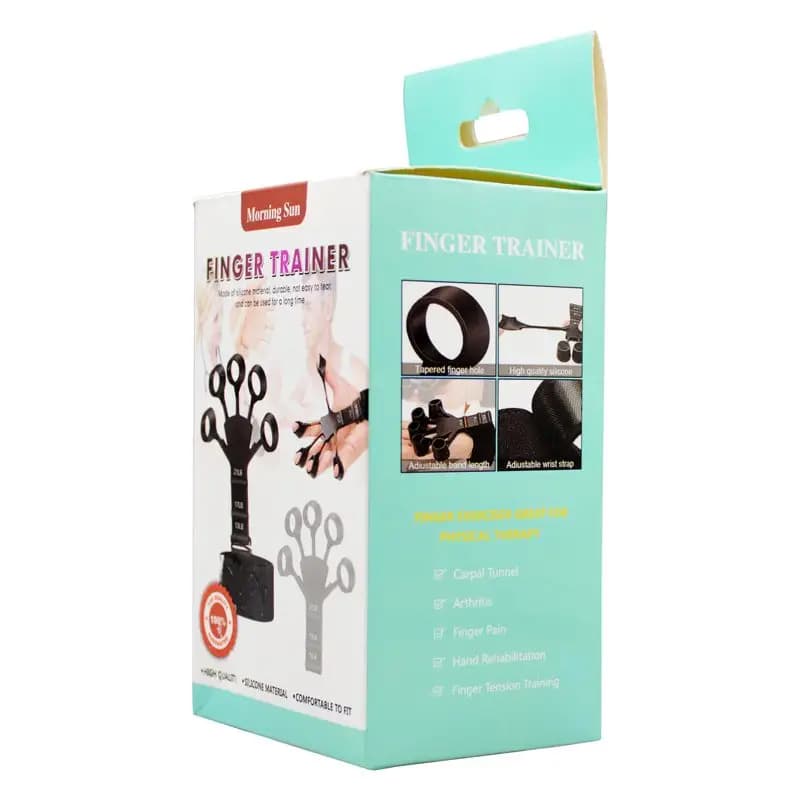 کش تقویت انگشت سه کاره گریپستر وارداتی Silicone Finger Trainer | Morning Sun — تصویر ۲