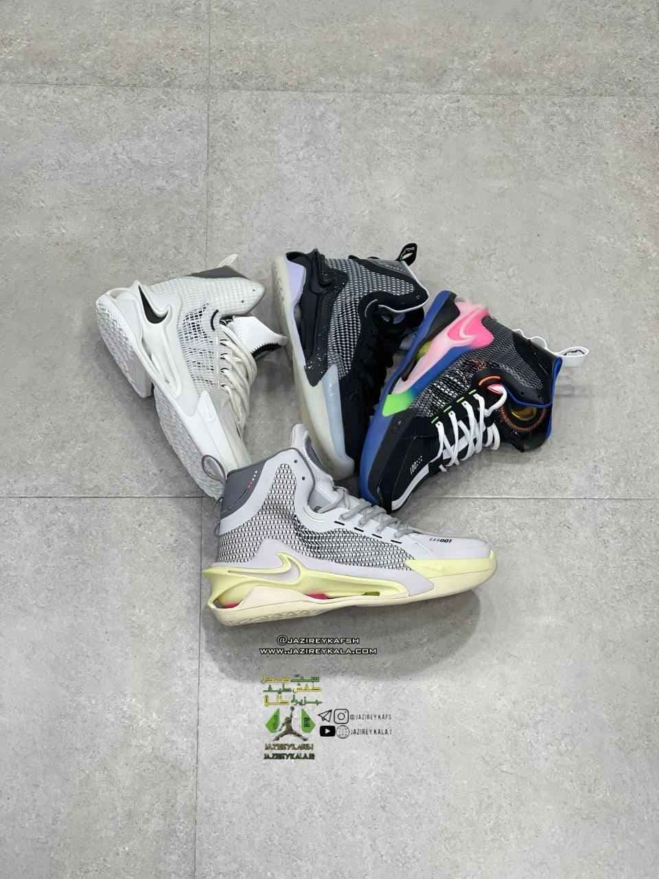 کتانی نایک ایر زوم ژل چند رنگ nike airzoom مشکی — تصویر ۲