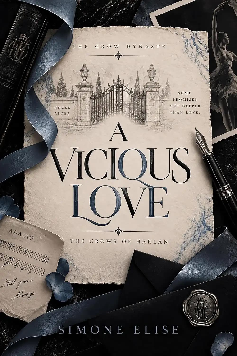 کتاب عشق شرورانه (A Vicious Love) نسخه انگلیسی PDF | سیمون الیز