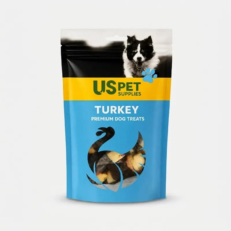 تشویقی سگ US Pet طعم بوقلمون وزن ۱۰۰ گرم