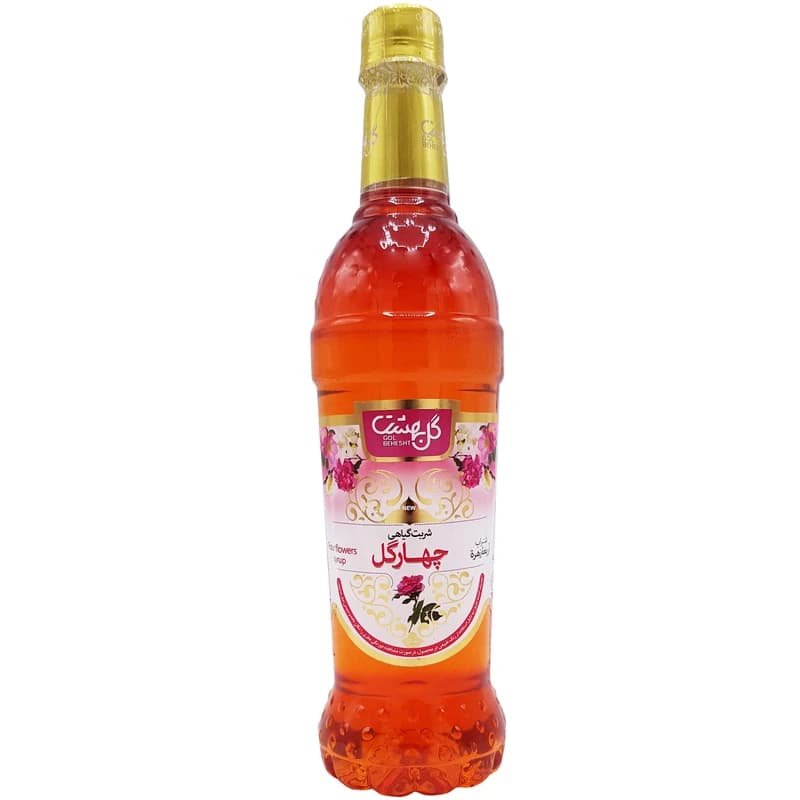 شربت گیاهی چهارگل گل بهشت (۶۵۰ گرمی)
