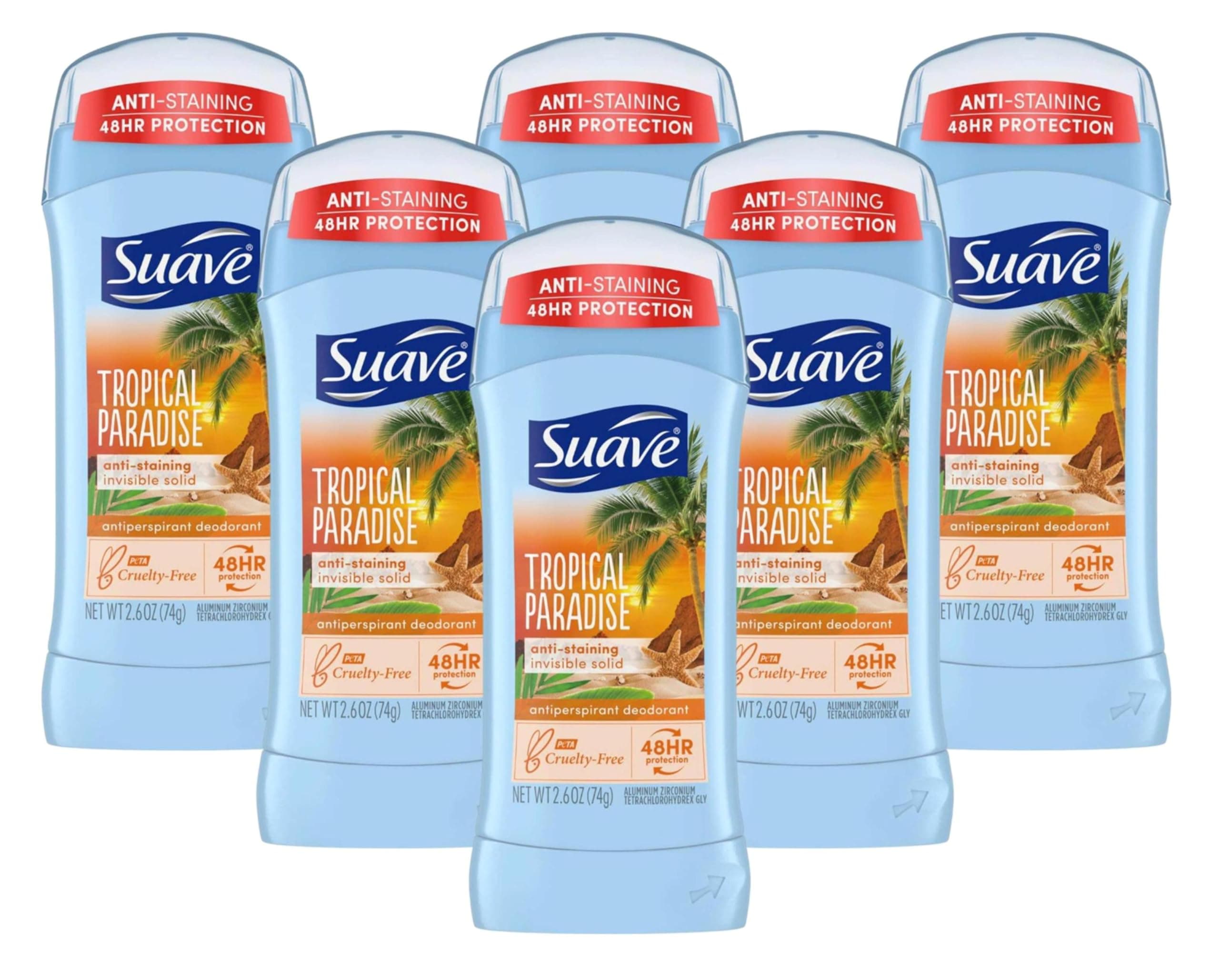 اصلی امریکایی ……..مام استیک تروپیکال پارادایس سواو | Suave Tropical Paradise Anti-Staining Antiperspirant Deodorant