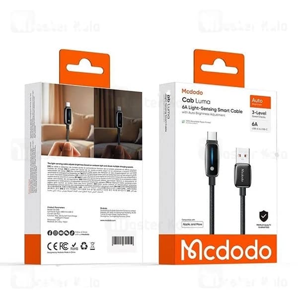 کابل Type-C مک دودو Mcdodo CA-0020 طول 1.2 متر شدت جریان 6 آمپر — تصویر ۱۱