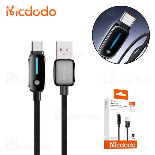 کابل Type-C مک دودو Mcdodo CA-0020 طول 1.2 متر شدت جریان 6 آمپر — تصویر ۹