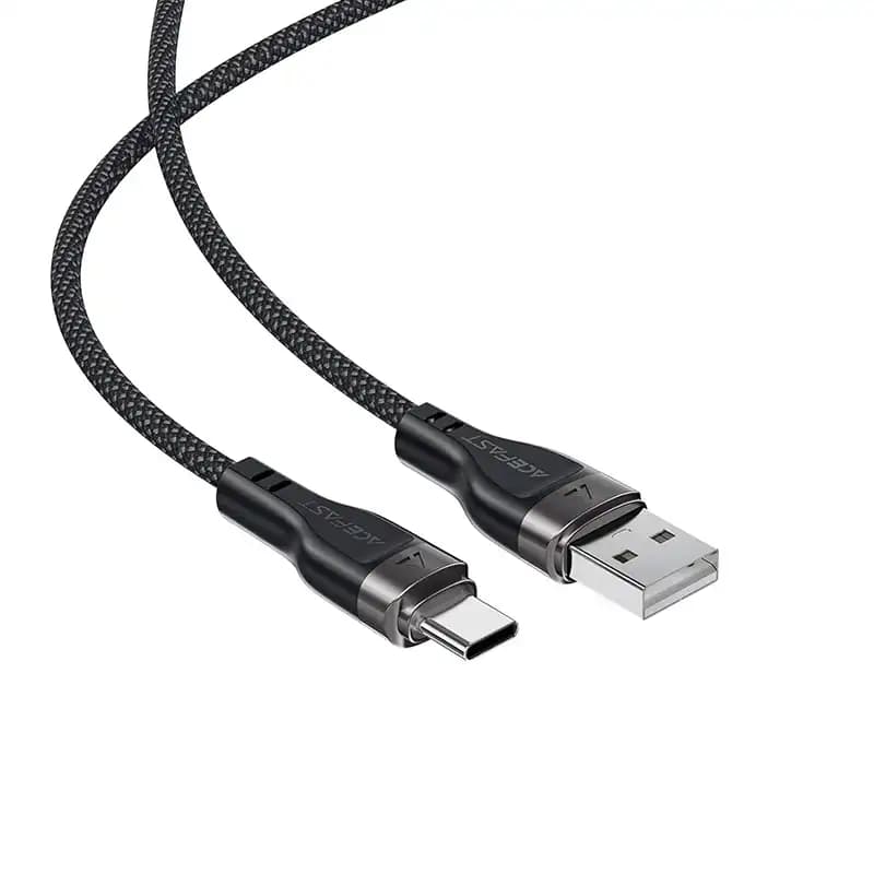 کابل فنری مگنتی Type-C ایس فست ACEFAST C11-04 طول 1.2 متر توان 15 وات — تصویر ۲