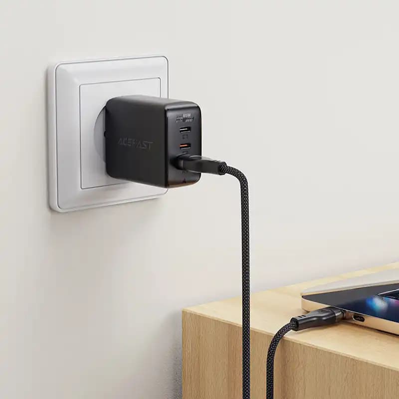 کابل فنری مگنتی Type-C ایس فست ACEFAST C11-04 طول 1.2 متر توان 15 وات — تصویر ۵