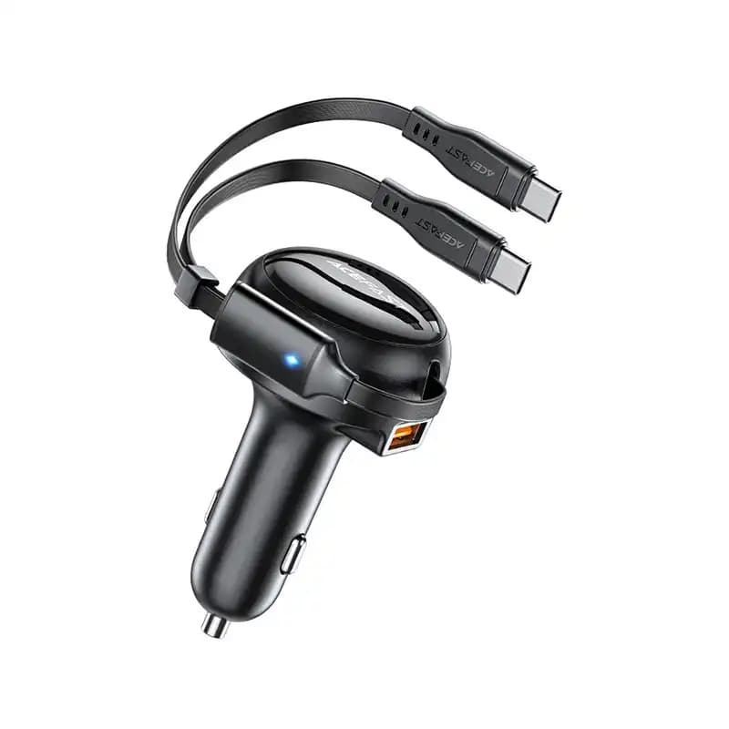 شارژر فندکی ایس فست ACEFAST B13 53W Fast Charger توان 53 وات همراه با کابل متصل — تصویر ۲