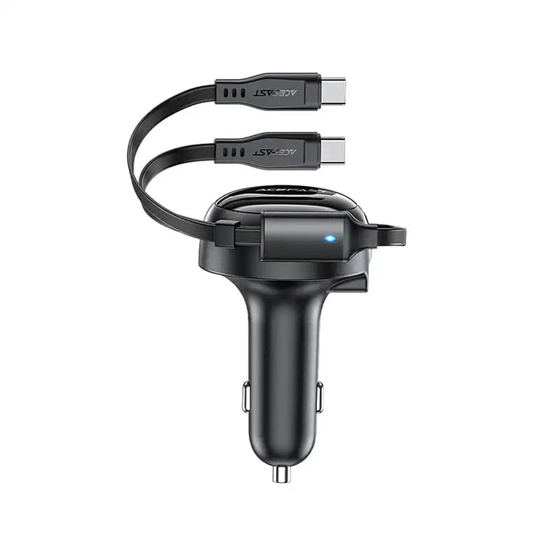 شارژر فندکی ایس فست ACEFAST B13 53W Fast Charger توان 53 وات همراه با کابل متصل — تصویر ۳