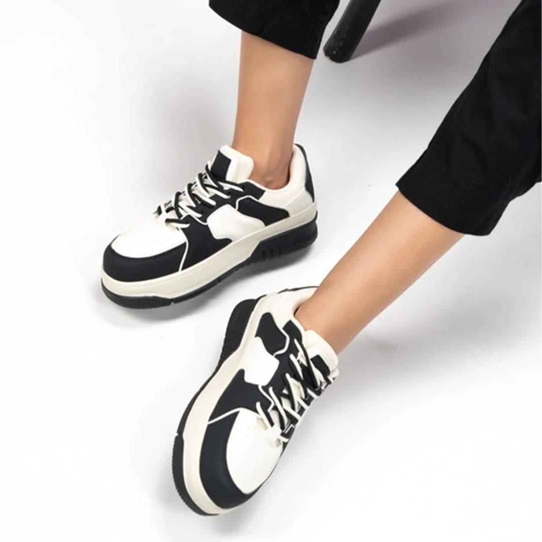 کفش کتونی زنانه رزمری مدل sh5056-BLACK/WHITE — تصویر ۶