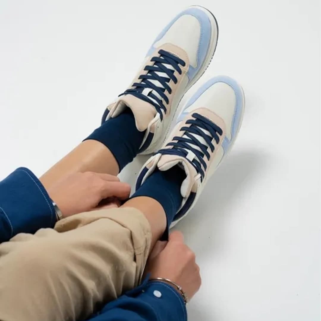 کفش کتونی زنانه رزمری مدل sh5047 WHITE/BLUE — تصویر ۳
