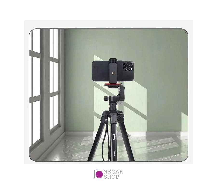سه پایه افقی دوربین و موبایل Jmary KP-2209 — تصویر ۵