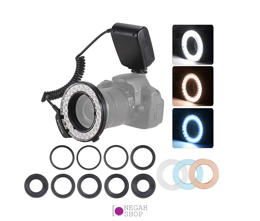 رینگ فلاش LED ماکرو HD-130