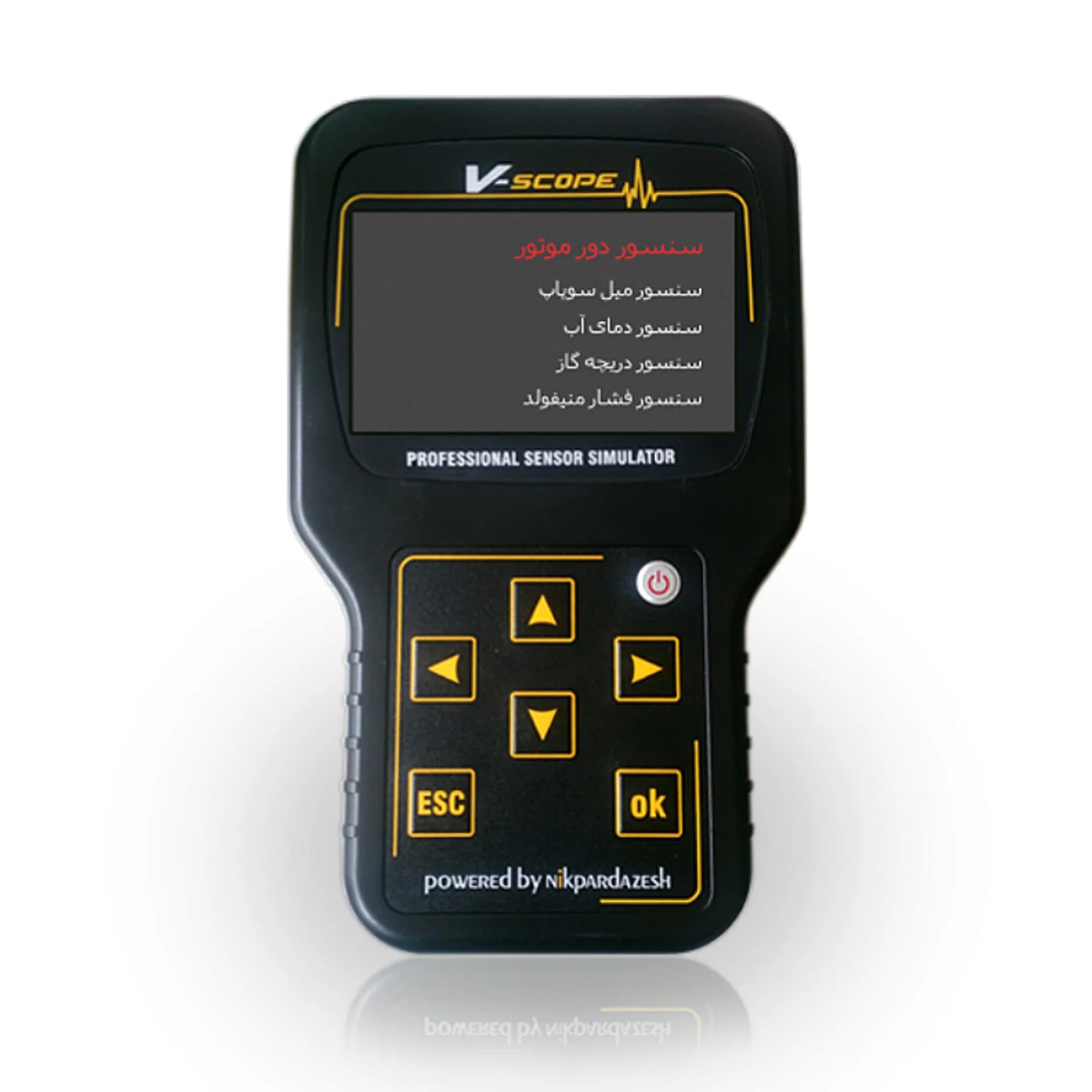 دستگاه V-SCOPE نیک پردازش | مولتی تستر و شبیهساز سنسور خودرو