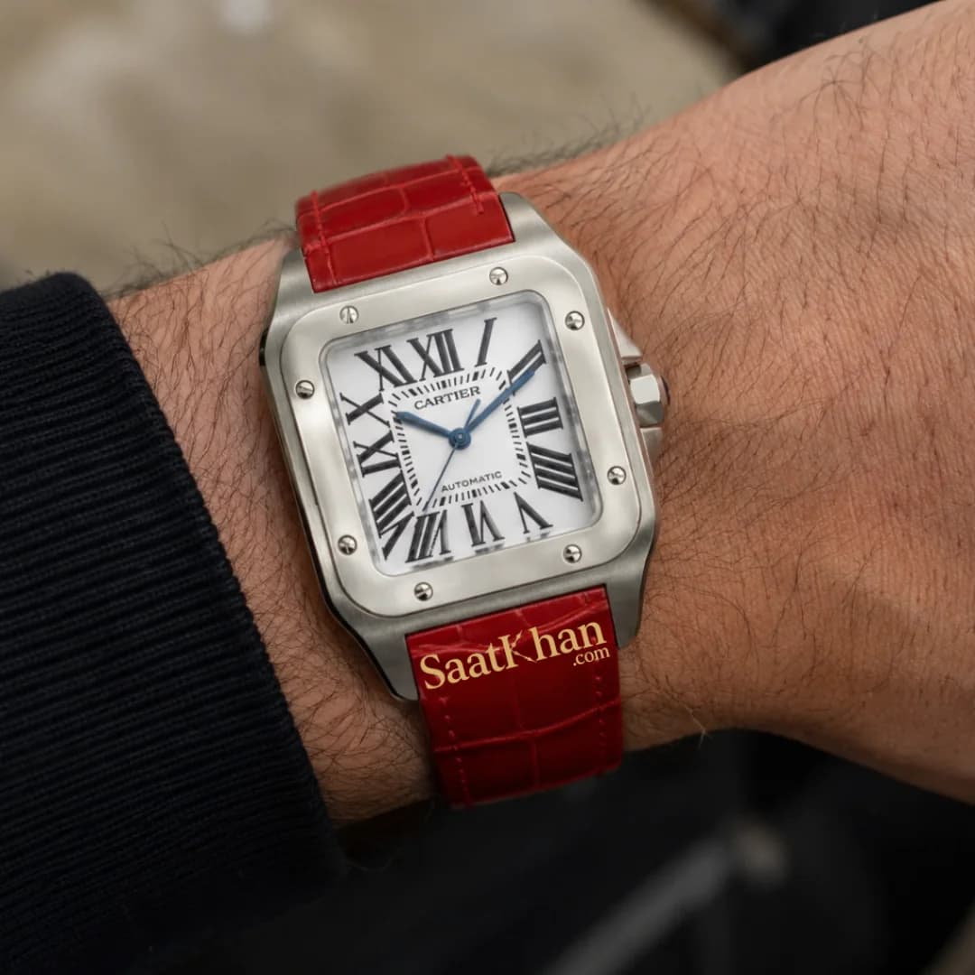 ساعت مردانه کارتیه سانتوس کوارتز Cartier Santos CM022 — تصویر ۲