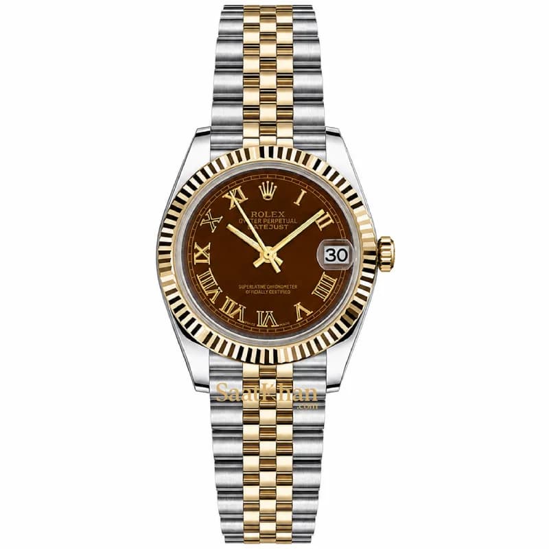 ساعت زنانه رولکس دیت جاست کوارتز مدیوم ROLEX DATEJUST RL043
