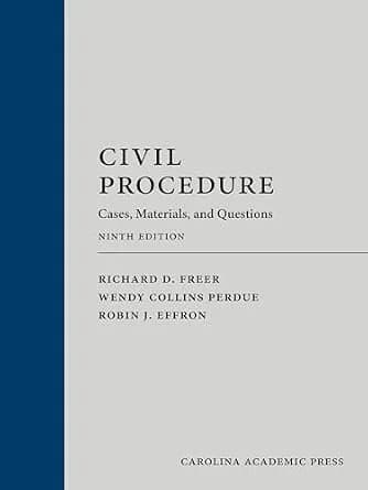 و دانلود نسخه کامل کتاب زبان اصلی Civil Procedure: Cases, Materials, and Questions, Ninth Edition | دانلود کتاب خارجی