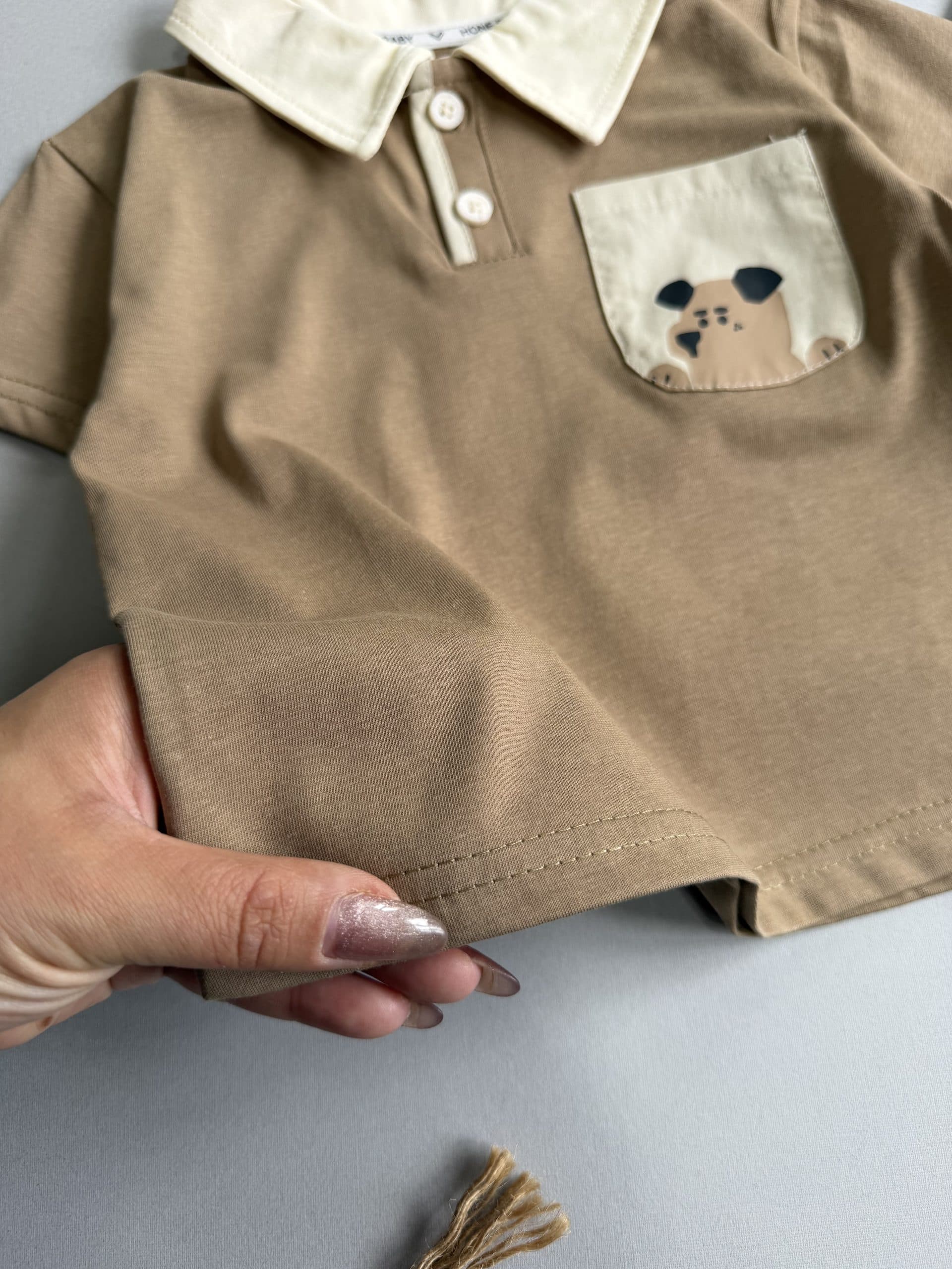 ست تیشرت و شلوارک پسرانه هاپو کد 389 — تصویر ۶