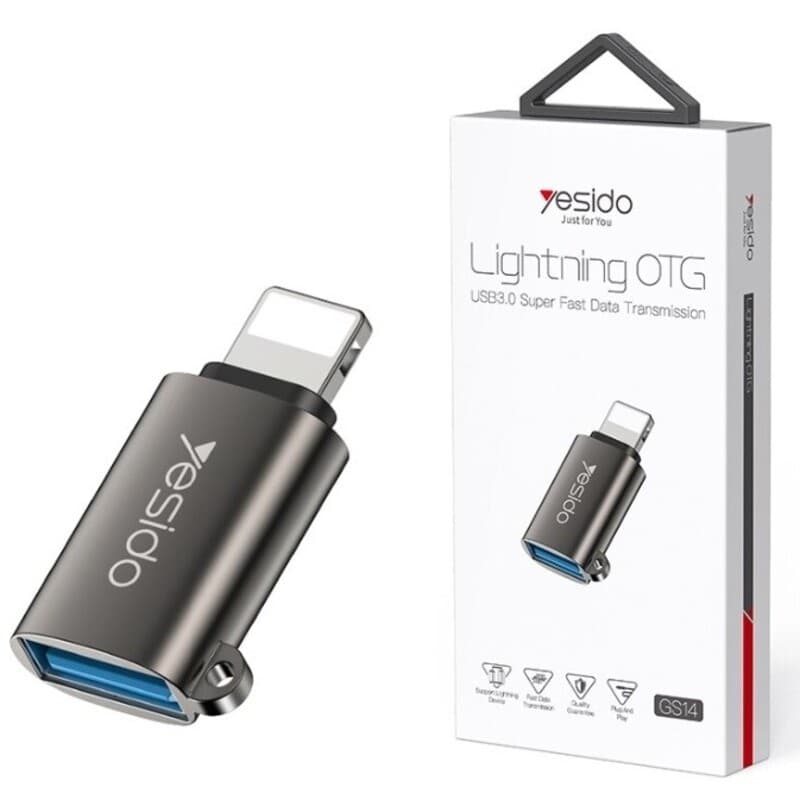 مبدل USB به لایتنینگ یسیدو مدل gs14 — تصویر ۲