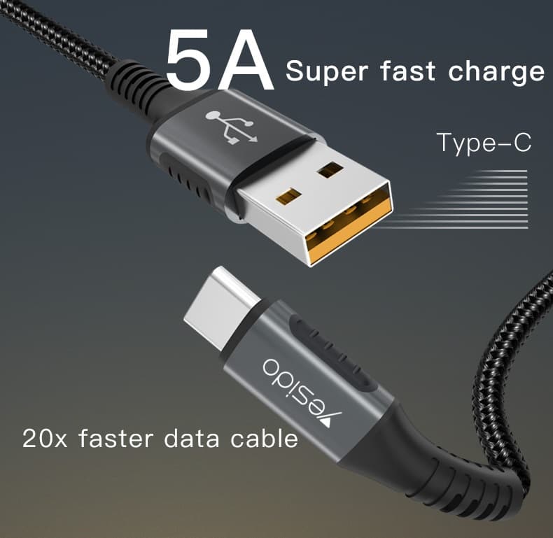کابل تبدیل USB به USB-C یسیدو مدل CA36 — تصویر ۶