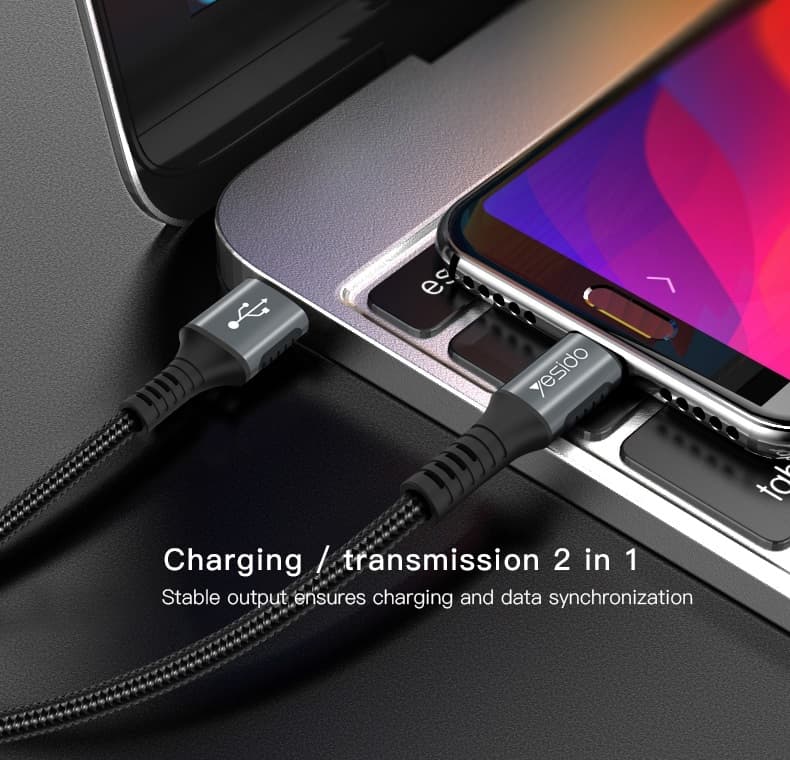 کابل تبدیل USB به USB-C یسیدو مدل CA36 — تصویر ۴