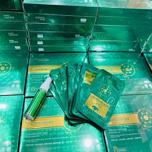 کاغذ کلاژن جذبی BROLAMEN ( رفع چروک کلاژن سازی و رفع گودی پوست ) — تصویر ۴