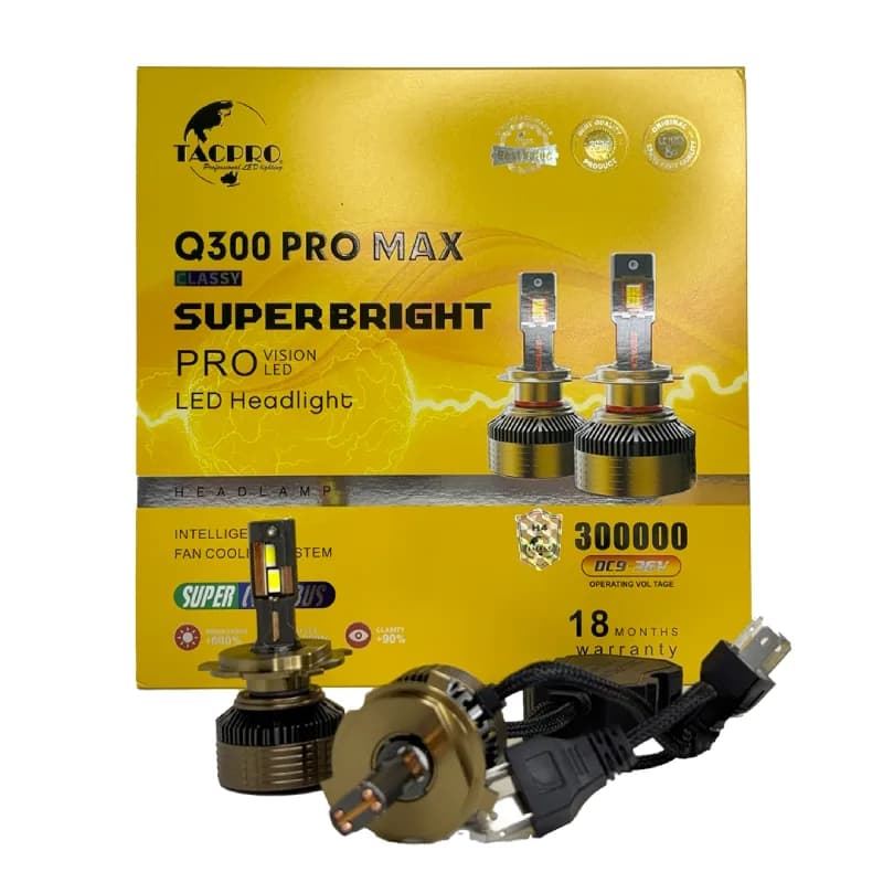 هدلایت LENZO مدل Q300 PLUS پایه H4