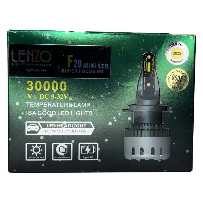هدلایت LENZO مدل F20 پایه 9005 — تصویر ۴