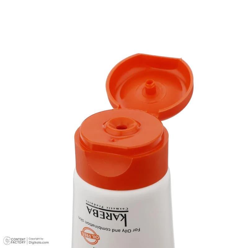 کرم ضد آفتاب بدون رنگ کاربا SPF50 مدل مینرال مناسب پوستهای چرب حجم 50 میلیلیتر — تصویر ۴