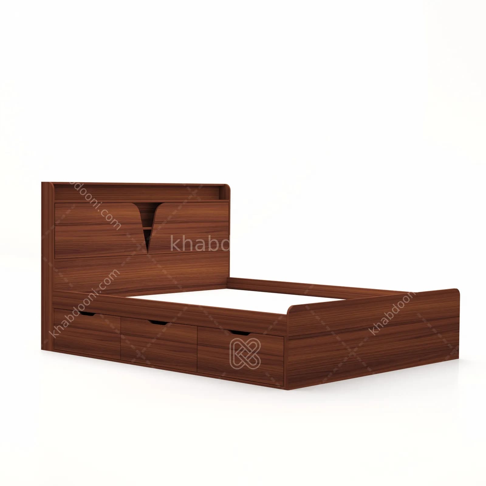 تخت خواب دو نفره پرهام شش کشو — تصویر ۵