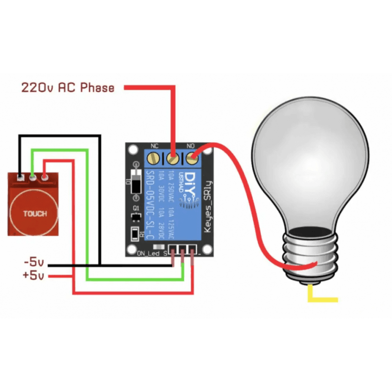 ماژول سنسور تاچ خازنی مینی TTP223 Mini — تصویر ۴