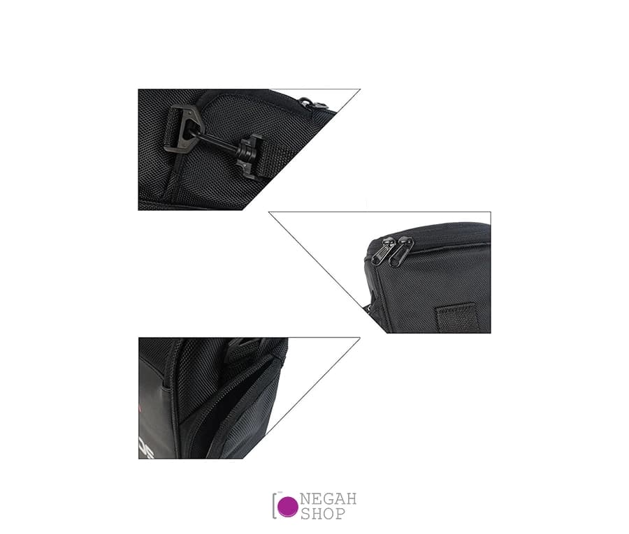 کیف شانه آویز دوربین مدل Fashion مشکی — تصویر ۴