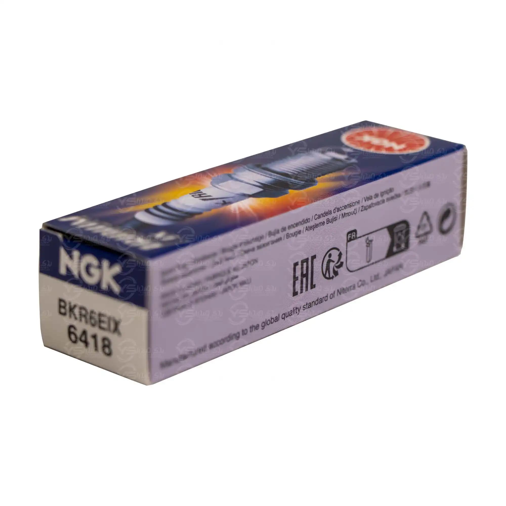 شمع سوزنی پایه کوتاه ایریدیوم ان جی کی BKR6EIX 6418 — تصویر ۳