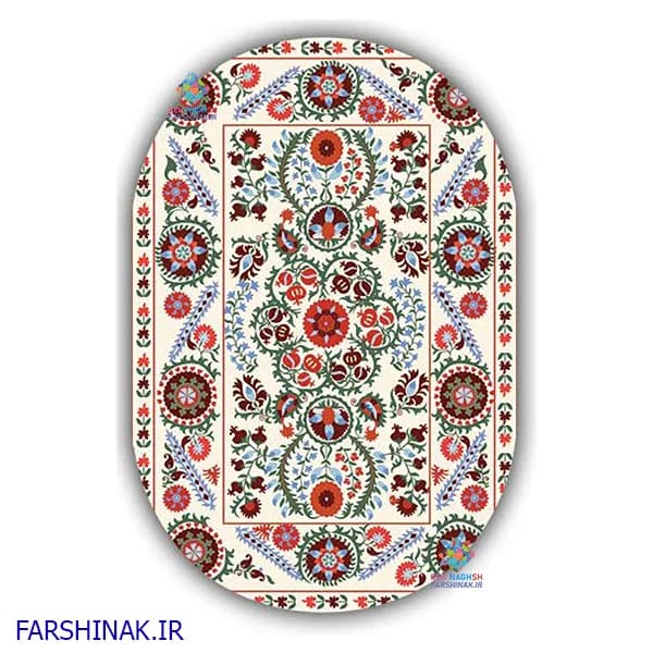 َفرشینه بیضی کد B153 سری جدید