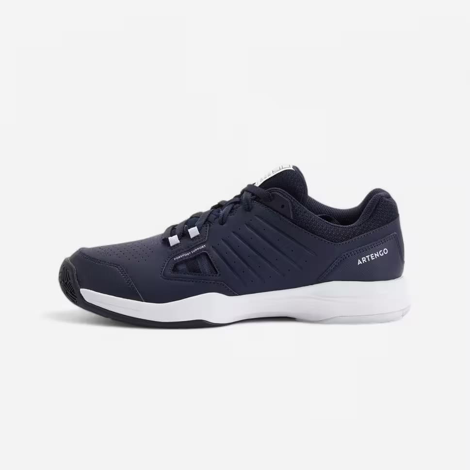 کفش تنیس مردانه Decathlon TS500 – سفید و آبی — تصویر ۲